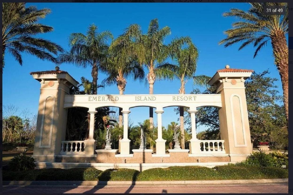 7 Bedroom, 6 Bath And Pool Near Disney In Emerald Island 4 King Master Suites Kissimmee Exterior photo